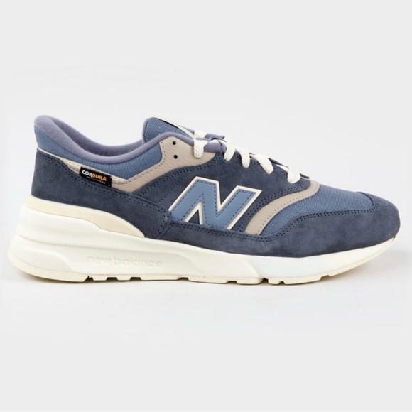 New Balance Shoes - New Balance Women’s  997R Navy and Beige Sneakers